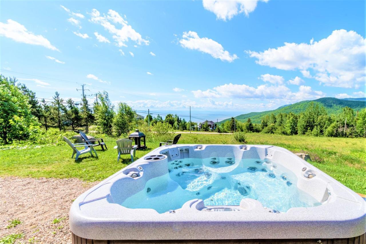 Maison Accueillante - Spa, Fleuve Et Montagnes! Петит-Ривьер-Сен-Франсуа Экстерьер фото